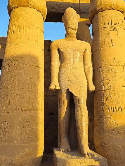 Large Ancient Egyptian Luxor temple complex